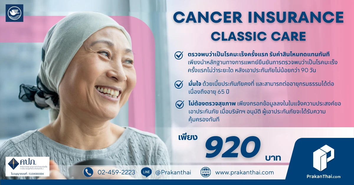 Cancer Insurance: Classic Care
